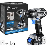 Гайковерт Deko DKIS20 063-4035 (с 1-им АКБ)