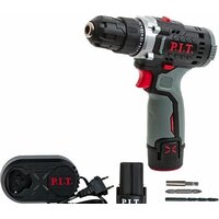 Дрель-шуруповерт P.I.T. PBM12K-10A/2 (с 2-мя АКБ, кейс)
