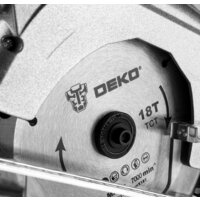 Дисковая (циркулярная) пила Deko DKCS20 Laser 063-4205 (с 1-им АКБ)