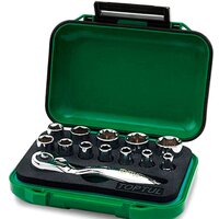 Набор трещотка с головками Toptul GABW1301 (13 предметов)