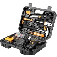 Дрель-шуруповерт Deko GCD12DU3 SET 104 063-4133 (с 2-мя АКБ, кейс, набор оснастки)