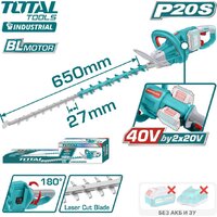 Кусторез Total THTLI40028 (без АКБ)