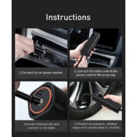 Автомобильный компрессор Baseus Super Mini Inflator Pump CRCQ000001