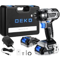 Гайковерт Deko DKIS20 063-4033 (с 2-мя АКБ, кейс)