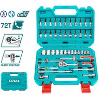 Набор трещотка с головками и битами Total TTHT141462 (46 предметов)
