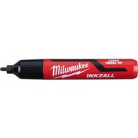 Маркер Milwaukee Inkzall L 4932471554 (3 шт, черный)