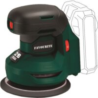 Эксцентриковая шлифмашина Favourite OBS 21 OS125 (без АКБ)