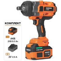 Гайковерт Daewoo Power DAX 8021Li Set (с 1-им АКБ, кейс)