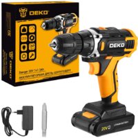 Дрель-шуруповерт Deko Banger 20V 080-1004 (с 1-им АКБ, кейс)