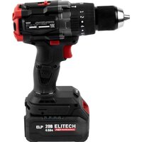 Ударная дрель-шуруповерт ELITECH CD 20BL2 E2201.042.01 (с 1-им АКБ, кейс)