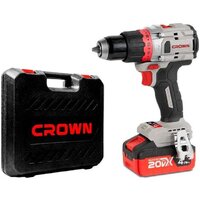 Ударная дрель-шуруповерт Crown CT21127HMX-4 BMC (с 2-мя АКБ, кейс)