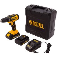 Дрель-шуруповерт Denzel CDL-18-02BM (с 2-мя АКБ, кейс)