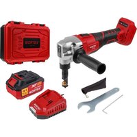 Высечные электрические ножницы Wortex CNB 1825 XLT SET 1318929 (с 1-м АКБ, кейс)