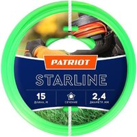 Леска для триммера Patriot Starline D 2.4 мм L 15 м 805201061