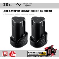 Сабельная пила Зубр Мастер СПЛ-125-22 (с 2-мя АКБ)