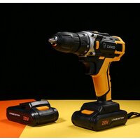 Дрель-шуруповерт Deko DKCD20FU-Li SET 195 063-4135 (с 2-мя АКБ, кейс, набор оснастки)