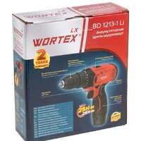 Дрель-шуруповерт Wortex LX BD 1213-1 Li 1329350 (с 1-им АКБ)