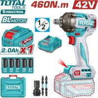Гайковерт Total TIWLI42461 (с 1-им АКБ, кейс)
