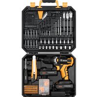 Дрель-шуруповерт Deko DKCD20FU-Li SET 193 063-4179 (с 2-мя АКБ, кейс, набор оснастки)