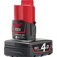 Аккумулятор для инструмента Milwaukee M12 M12B4 4932430065 (12В/4 Ач)