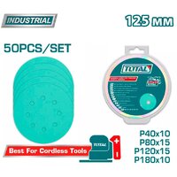 Набор шлифкругов Total TAC125050 (50 шт)