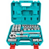 Набор трещотка с головками Total THT121201 (20 предметов)