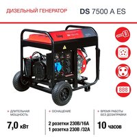 Дизельный генератор Fubag DS 7500 A ES
