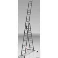 Лестница-стремянка Новая высота NV 323 трёхсекционная профессиональная 3x14 ступеней
