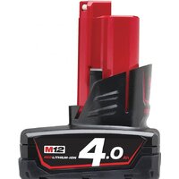 Аккумулятор для инструмента Milwaukee M12 M12B4 4932430065 (12В/4 Ач)
