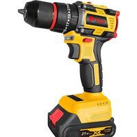 Дрель-шуруповерт Edon AD-21PBL (с 2-мя АКБ, кейс, набор оснастки)