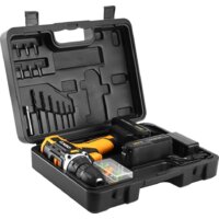 Дрель-шуруповерт Deko Banger 20V 080-1005 (с 2-мя АКБ, кейс, оснастка)
