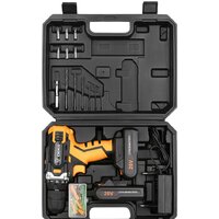 Дрель-шуруповерт Deko DKCD20FU-Li SET 63 063-4093 (с 2-мя АКБ, кейс, набор оснастки)