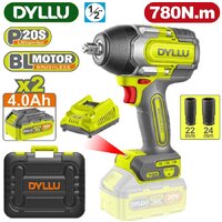 Гайковерт Dyllu DTCD1B78 (с 2-мя АКБ, кейс)
