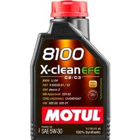 Моторное масло Motul 8100 X-Clean EFE 5W-30 1л