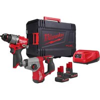 Наборы электроинструментов Milwaukee M12 FPP2BG2-502X 4933500138 (шуруповерт, перфоратор, 2 АКБ, кейс)
