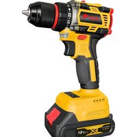 Дрель-шуруповерт Edon AD-18BL (с 2-мя АКБ, кейс, набор оснастки)