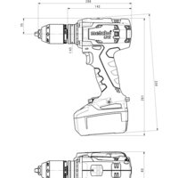 Дрель-шуруповерт Metabo BS 18 LTX Impuls Set 602191960 (с 3-мя АКБ, кейс)