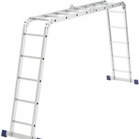 Лестница-трансформер СибрТех 97884 2х4+2х5 ступеней