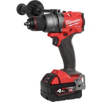 Дрель-шуруповерт Milwaukee M18 FDD3-402C 4933492472 (с 2-мя АКБ, кейс)