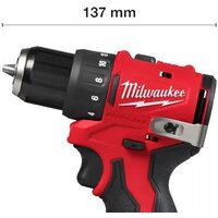 Дрель-шуруповерт Milwaukee M12 BLDDRC-402C 4933499688 (с 2-мя АКБ, кейс)