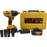 Гайковерт Edon AAW-21/600BL (с 2-мя АКБ, кейс, набор оснастки)