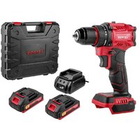 Дрель-шуруповерт Wortex LX BD 1815-1 Li ALL1 XLT 1333697 (с 2-мя АКБ, кейс)