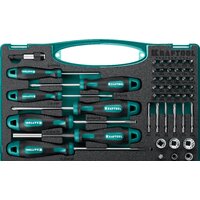 Набор отвертка с битами и головками KRAFTOOL 25815 (50 предметов)