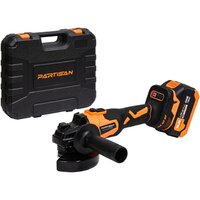 Угловая шлифмашина Partisan PCAG 2194/125BL (с 2-мя АКБ, кейс)