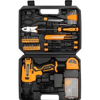 Дрель-шуруповерт Deko Banger SET 93 063-4168 (с 2-мя АКБ, кейс, набор оснастки)