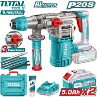 Перфоратор Total TRHLI202885 (с 1-им АКБ, кейс)