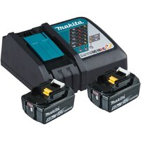 Аккумулятор с зарядным устройством Makita BL1850B 197570-9 (18В/5.0 Ah + 18В)