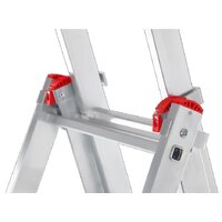 Лестница-стремянка Новая высота NV 123 алюминиевая трёхсекционная 3x9 ступеней