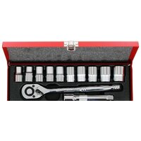 Набор трещотка с головками Matrix 13526 (12 предметов)