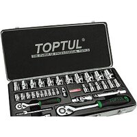 Набор трещотка с головками Toptul GCAD3402 34 предмета